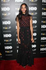 ZOE SALDANA at Nalip Latino Media Awards in Los Angeles 06/24/2017