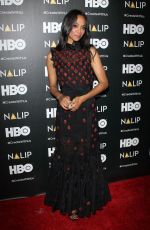 ZOE SALDANA at Nalip Latino Media Awards in Los Angeles 06/24/2017