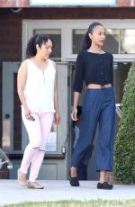 ZOE SALDANA Out and About in Los Angeles 06/02/2017
