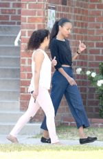 ZOE SALDANA Out and About in Los Angeles 06/02/2017