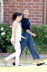 ZOE SALDANA Out and About in Los Angeles 06/02/2017