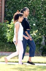 ZOE SALDANA Out and About in Los Angeles 06/02/2017