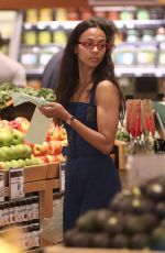 ZOE SALDANA Out Shopping  at Whole Foods in Beverly Hills 06/27/2017