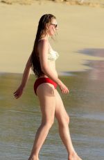 ZOE SALMON in Bikini on the Beach in Barbados 05/26/2017