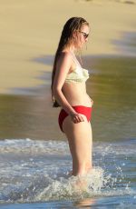 ZOE SALMON in Bikini on the Beach in Barbados 05/26/2017