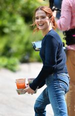 ZOEY DEUTCH on the Set of Set It Up in New York 06/15/2017