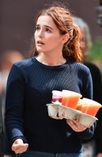 ZOEY DEUTCH on the Set of Set It Up in New York 06/15/2017