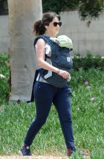 ZOOEY DESCHANEL Out with Her Baby in Los Angeles 06/03/2017