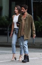 ADELAIDE KANE Out for Dinner in Vancouver 07/13/2017