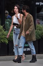 ADELAIDE KANE Out for Dinner in Vancouver 07/13/2017