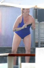 ALANIS MORISSETTE in Swimsuit at a Beach in Malibu 07/09/2017