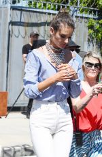 ALESSANDRA AMBROIO on the Set of a Photoshoot in Los Angeles 07/29/2017