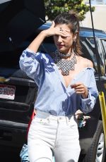 ALESSANDRA AMBROIO on the Set of a Photoshoot in Los Angeles 07/29/2017