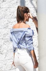 ALESSANDRA AMBROIO on the Set of a Photoshoot in Los Angeles 07/29/2017