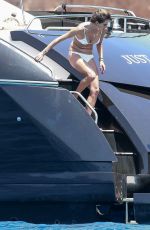 ALESSANDRA AMBROSIO and Friends at a Yacht in Ibiza 07/11/201