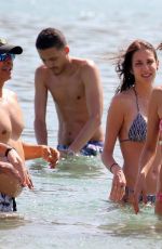 ALESSANDRA AMBROSIO in Bikini at a Beach in Mykonos 07/01/2017