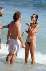 ALESSANDRA AMBROSIO in Bikini on the Beach in Ibiza 07/09/2017