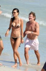 ALESSANDRA AMBROSIO in Bikini on the Beach in Ibiza 07/09/2017