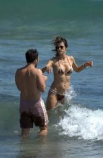 ALESSANDRA AMBROSIO in Bikini on the Beach in Ibiza 07/09/2017