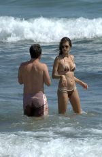 ALESSANDRA AMBROSIO in Bikini on the Beach in Ibiza 07/09/2017