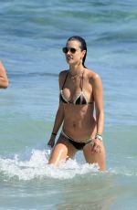 ALESSANDRA AMBROSIO in Bikini on the Beach in Ibiza 07/09/2017