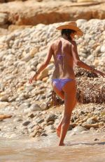 ALESSANDRA AMBROSIO in Bikini on the Beach in Ibiza 07/10/2017