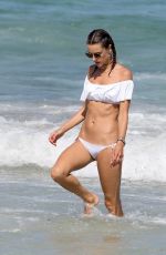 ALESSANDRA AMBROSIO in Bikini on the Beach in Ibiza 07/14/2017