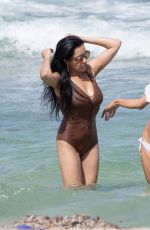 ALESSANDRA AMBROSIO in Bikini on the Beach in Ibiza 07/14/2017