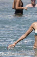 ALESSANDRA AMBROSIO in Bikini on the Beach in Mykonos 07/05/2017