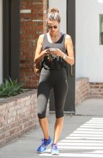 ALESSANDRA AMBROSIO in Leggings Out in Brentwood 07/28/2017