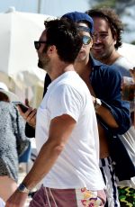 ALESSANDRA AMBROSIO in Swimsuit on the Beach in Ibiza 07/11/2017