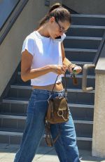 ALESSANDRA AMBROSIO Leaves a Skin Care Salon in Encino 07/22/2017