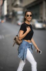 ALESSANDRA AMBROSIO Out and About in New York 07/21/2017