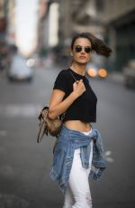 ALESSANDRA AMBROSIO Out and About in New York 07/21/2017