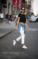 ALESSANDRA AMBROSIO Out and About in New York 07/21/2017