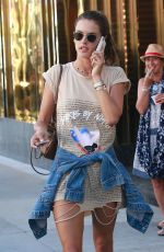 ALESSANDRA AMBROSIO Out in Beverly Hills 07/27/2017