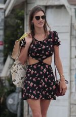 ALESSANDRA AMBROSIO Out Shopping in Venice Beach 07/26/2017