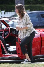 ALEXA CHUNG with Spider-man in a Red 