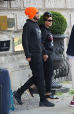 ALICIA KEYS Leaves Hotel De Rome in Berlin 07/03/2017