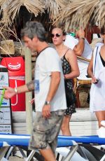 ALICIA VIKANDER and Michael Fassbender at a Yacht in Ibiza 07/07/2017