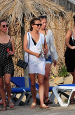 ALICIA VIKANDER and Michael Fassbender at a Yacht in Ibiza 07/07/2017