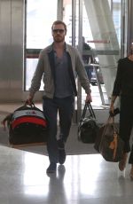 ALICIA VIKANDER and Michael Fassbender Departing from Toronto Pearson International Airport 07/17/2017