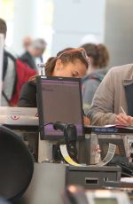 ALICIA VIKANDER and Michael Fassbender Departing from Toronto Pearson International Airport 07/17/2017
