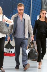 ALICIA VIKANDER and Michael Fassbender Departing from Toronto Pearson International Airport 07/17/2017