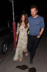 ALICIA VIKANDER and Michael Fassbender Out in Paris 07/03/2017