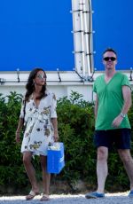 ALICIA VIKANDER and Michael Fassbender out Shopping in Ibiza 07/09/2017
