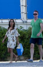 ALICIA VIKANDER and Michael Fassbender out Shopping in Ibiza 07/09/2017