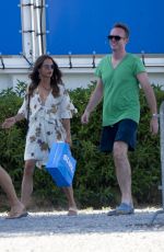 ALICIA VIKANDER and Michael Fassbender out Shopping in Ibiza 07/09/2017