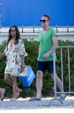 ALICIA VIKANDER and Michael Fassbender out Shopping in Ibiza 07/09/2017