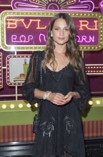 ALICIA VIKANDER at Bvlgari Pop Up Store in Paris 07/04/2017